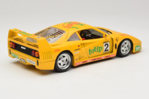 Ferrari F40 Totip Jolly Club #2 Žltý Bburago 1:18 3332-Y1 Kov – obrázok 3 z 8