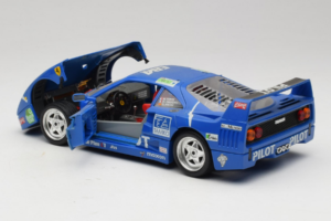 Ferrari F40 #34 M. Ferte / Thavenin / Palau Pilot Modrý 1987 Bburago 1:18 3032-B1 Kov – obrázok 5 z 8