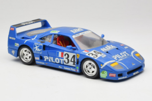 Ferrari F40 #34 M. Ferte / Thavenin / Palau Pilot Modrý 1987 Bburago 1:18 3032-B1 Kov – obrázok 6 z 8