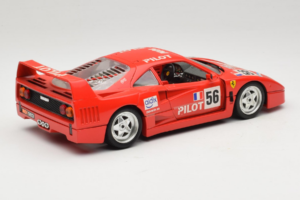 Ferrari F40 #56 Pilot Červený 1987 Bburago 1:18 3332-P2 Kov – obrázok 3 z 8