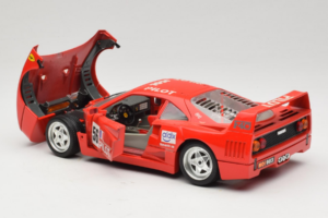 Ferrari F40 #56 Pilot Červený 1987 Bburago 1:18 3332-P2 Kov – obrázok 5 z 8