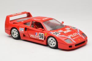 Ferrari F40 #56 Pilot Červený 1987 Bburago 1:18 3332-P2 Kov – obrázok 6 z 8