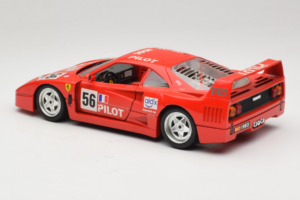 Ferrari F40 #56 Pilot Červený 1987 Bburago 1:18 3332-P2 Kov – obrázok 7 z 8
