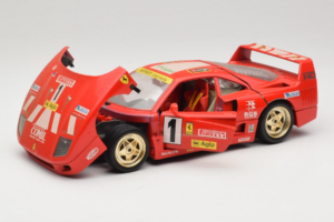Ferrari F40 Evoluzione #1 Pirelli Agip Červený so Zlatými Kolesami 1992 Bburago 1:18 3042-P2 Kov – obrázok 2 z 8