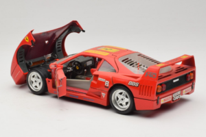 Ferrari F40 Pirelli BBS Červený Bburago 1:18 3032-P4 Kov – obrázok 5 z 8