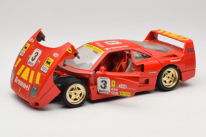 Ferrari F40 #3 Pirelli Červený 1987 Bburago 1:18 3332-P4 Kov – obrázok 2 z 8