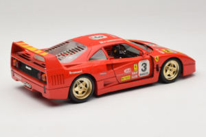 Ferrari F40 #3 Pirelli Červený 1987 Bburago 1:18 3332-P4 Kov – obrázok 3 z 8