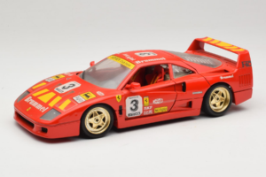 Ferrari F40 #3 Pirelli Červený 1987 Bburago 1:18 3332-P4 Kov