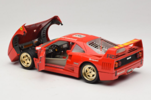 Ferrari F40 #3 Pirelli Červený 1987 Bburago 1:18 3332-P4 Kov – obrázok 5 z 8