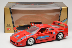 Ferrari F40 PPG Auto Refinish Červený Bburago 1:18 3332-P1 Kov – obrázok 8 z 8