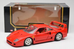 Ferrari F40 Červený Bburago 1:18 3032 Kov – obrázok 8 z 8