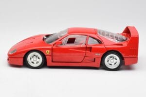 Ferrari F40 Červený Hot Wheels 1:18 23911 Kov – obrázok 4 z 8