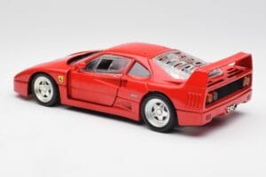 Ferrari F40 Červený Hot Wheels 1:18 23911 Kov – obrázok 7 z 8