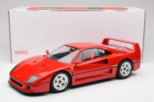 Ferrari F40 Červený Norev 1:12 127900 Kov – obrázok 6 z 6
