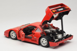 Ferrari F40 Červený Tonka 1:18 17004 Kov – obrázok 5 z 8