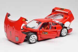 Ferrari F40 Červený Bburago 1:18 3332 Kov – obrázok 2 z 8