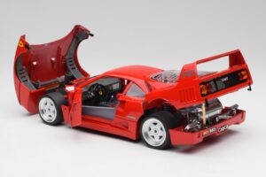 Ferrari F40 Červený Bburago 1:18 3332 Kov – obrázok 5 z 8