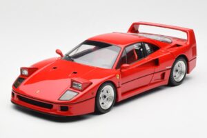 Ferrari F40 Červený Kyosho 1:18 08416R2 Kov – obrázok 3 z 10