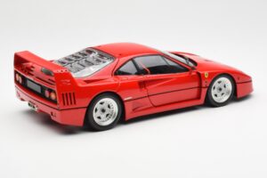 Ferrari F40 Červený Kyosho 1:18 08416R2 Kov – obrázok 4 z 10