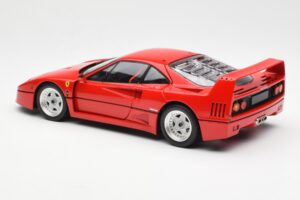 Ferrari F40 Červený Kyosho 1:18 08416R2 Kov – obrázok 9 z 10