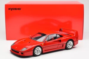 Ferrari F40 Červený Kyosho 1:18 08416R2 Kov – obrázok 10 z 10
