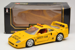 Ferrari F40 Safety Car Žltý Bburago 1:18 3032-Y2 Kov – obrázok 8 z 8