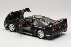 Ferrari F40 Seco #99 Lesseps / Charriol / Balandras Čierny Bburago 1:18 3032-B3 Kov – obrázok 5 z 8