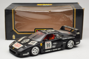 Ferrari F40 Seco #99 Lesseps / Charriol / Balandras Čierny Bburago 1:18 3032-B3 Kov – obrázok 8 z 8
