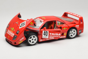 Ferrari F40 #40 T. Ohta / A. Reid Taisan Červený 1987 Bburago 1:18 3022-T1 Kov – obrázok 2 z 8