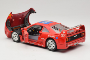 Ferrari F40 #40 the0123 Červený 1987 Bburago 1:18 3332-P5 Kov – obrázok 5 z 8