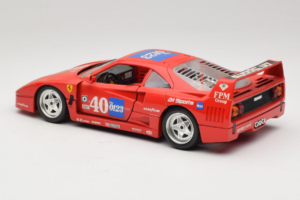 Ferrari F40 #40 the0123 Červený 1987 Bburago 1:18 3332-P5 Kov – obrázok 7 z 8