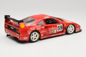 Ferrari F40 LM Unisys #59 Ota / P. Nappi / R. Donovan 24 Hours of Le Mans 1996 Bburago 1:18 3032-U1 Kov – obrázok 3 z 8