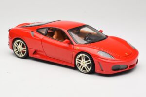 Ferrari F430 Červený Hot Wheels 1:18 G7160 Kov – obrázok 6 z 8