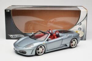 Ferrari F430 Spider Blue Metallic Hot Wheels 1:18 H3074 Kov – obrázok 8 z 8