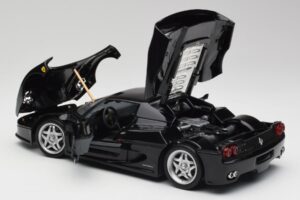 Ferrari F50 Čierny Hot Wheels 1:18 23910 Kov – obrázok 5 z 8