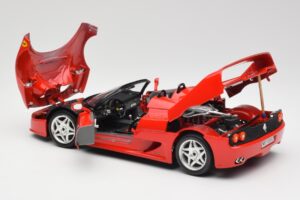 Ferrari F50 Kabriolet Červený Bburago 1:18 3352 Kov – obrázok 5 z 8
