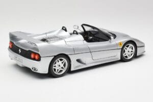 Ferrari F50 Kabriolet Strieborný Bburago 1:18 3372 Kov – obrázok 3 z 8