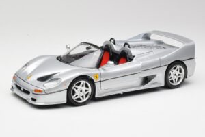 Ferrari F50 Kabriolet Strieborný Bburago 1:18 3372 Kov
