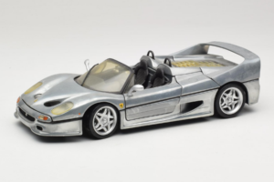 Ferrari F50 Kabriolet Chrome Silver Limitovaná Edícia Hot Wheels 1:18 25741 Kov
