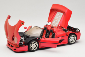 Ferrari F50 Kabriolet Monza Red Standox Bburago 1:18 ST01 Kov – obrázok 2 z 8