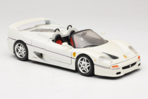 Ferrari F50 Kabriolet Biely Bburago 1:18 3352-W1 Kov – obrázok 6 z 8