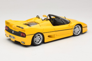 Ferrari F50 Kabriolet Shell Žltý Maisto 1:18 3076-Y2 Kov – obrázok 3 z 8