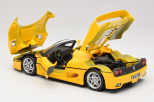 Ferrari F50 Kabriolet Shell Žltý Maisto 1:18 3076-Y2 Kov – obrázok 5 z 8