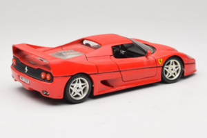 Ferrari F50 Coupe Červený Bburago 1:18 3382 Kov – obrázok 3 z 8