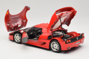 Ferrari F50 Coupe Červený Bburago 1:18 3382 Kov – obrázok 5 z 8