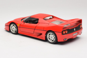 Ferrari F50 Coupe Červený Bburago 1:18 3382 Kov – obrázok 7 z 8