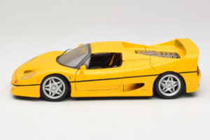 Ferrari F50 Coupe Shell Žltý Maisto 1:18 3076-Y1 Kov – obrázok 4 z 8