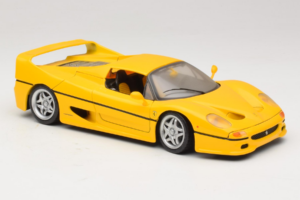 Ferrari F50 Coupe Shell Žltý Maisto 1:18 3076-Y1 Kov – obrázok 6 z 8