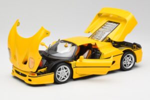 Ferrari F50 Giallo Modena Maisto 1:18 F50001 Kov – obrázok 2 z 8