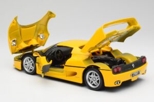 Ferrari F50 Giallo Modena Maisto 1:18 F50001 Kov – obrázok 5 z 8
